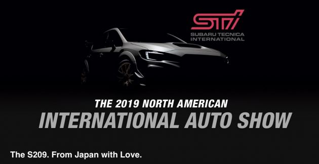 Subaru siar teaser WRX STI 2019, ditayang di Detroit