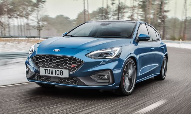 Ford Focus ST 2019 – 2.3L Ecoboost petrol dengan antilag 280 PS/420Nm, 2.0L turbodiesel 190 PS/400 Nm