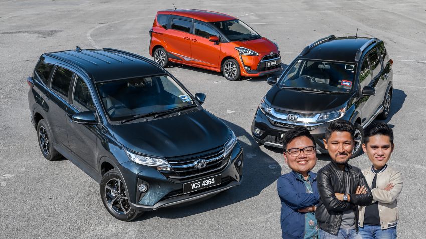 Driven Web Series 2019: affordable seven-seaters – new Perodua Aruz vs Honda BR-V vs Toyota Sienta 928567