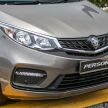 Tun Mahathir unveils 2019 Proton Iriz and Persona facelifts for public debut; over 8,000 bookings so far
