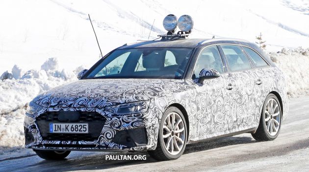 SPIED: B9 Audi S4 Avant facelift running winter tests