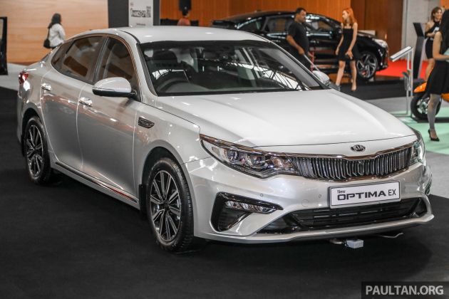 2019 Kia Optima EX displayed at Malaysia Autoshow