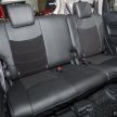 Perodua Aruz SUV new GearUp accessories – front and rear skirt, centre armrest, seat and tonneau covers