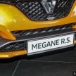 Renault Megane RS 280 Cup officially launched in Malaysia – manual and dual-clutch, from RM280k