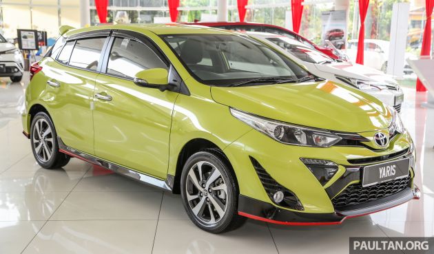 2019 Toyota Yaris 1.5G displayed in PJ – RM84,888 est.