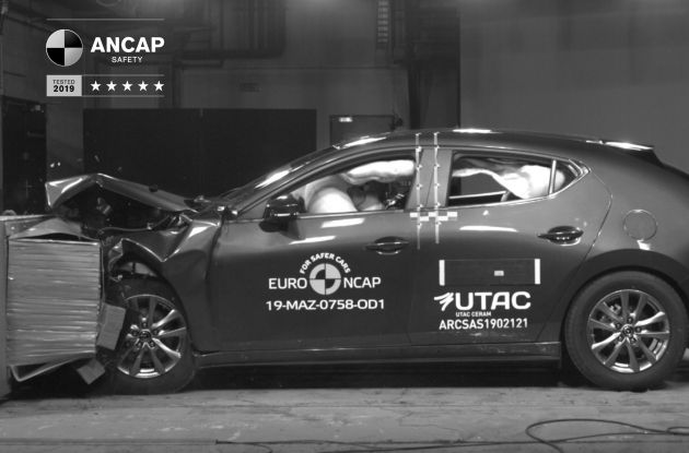 Mazda 3 cemerlang ANCAP; Toyota RAV4, Lexus UX, Volkswagen Touareg, Range Rover Evoque turut diuji