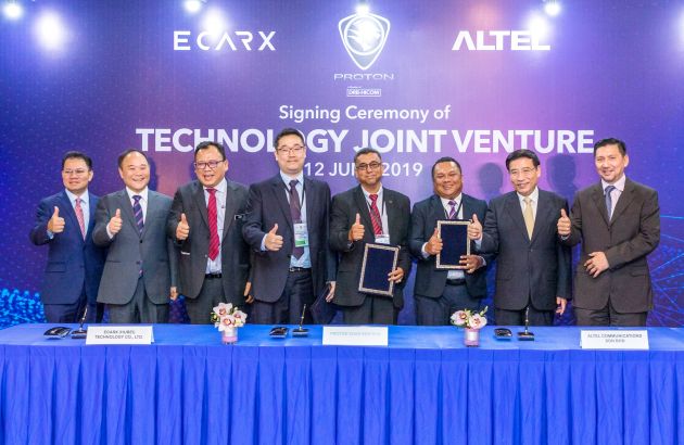Proton to develop car connectivity solutions locally – inks tech JV agreement with Altel and China’s ECar X