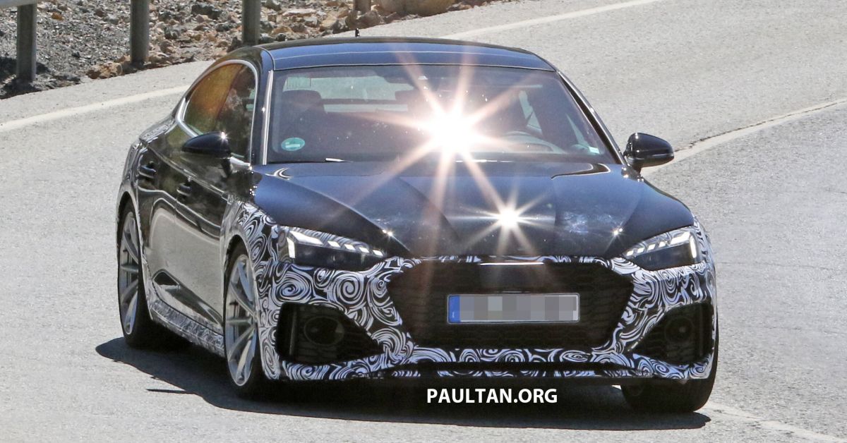 SPIED: Audi RS5 Sportback facelift – more firepower?