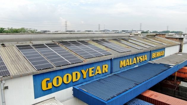 Goodyear Malaysia guna solar untuk operasi di kilang