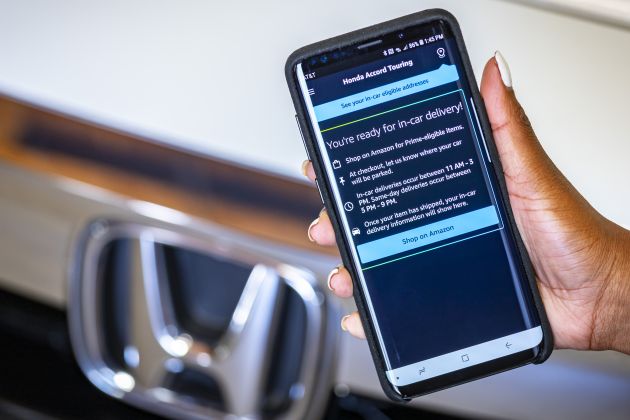 Honda, Acura to offer Amazon in-car delivery in US