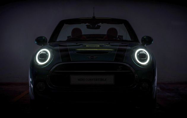 F57 MINI Convertible LCI teased, July 19 M’sia launch