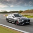 W177 Mercedes-AMG A45 4Matic+ debuts with up to 421 PS, 500 Nm – 0-100 km/h in 3.9s; Drift mode