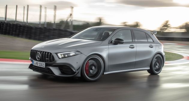 W177 Mercedes-AMG A45 4Matic+ debuts with up to 421 PS, 500 Nm – 0-100 km/h in 3.9s; Drift mode