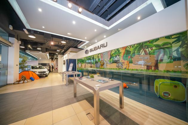 Bilik pameran Subaru PJ yang dinaiktaraf dilancarkan