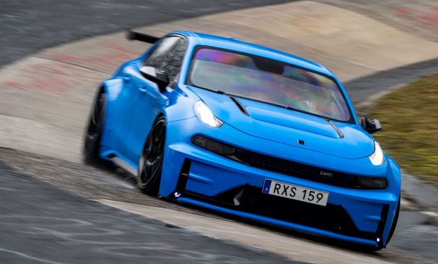 Lynk & Co 03 Cyan Concept sah kereta pacuan roda hadapan dan empat-pintu terpantas di Nürburgring!