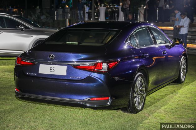 New Lexus ES 250 launched in Malaysia, from RM300k