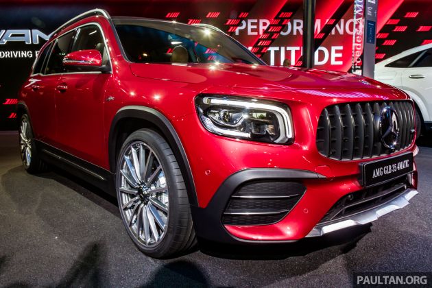 X247 Mercedes-Benz GLB range displayed at Frankfurt
