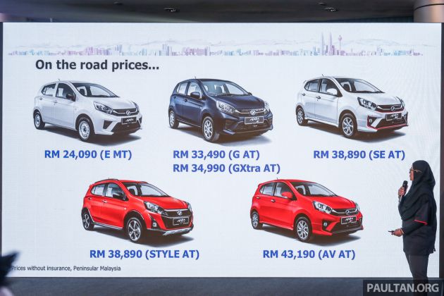 2019 Perodua Axia launched in Malaysia – 6 variants; new SUV-like ‘Style’ model; VSC, ASA; RM24k-RM43k