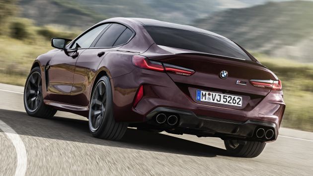 F93 BMW M8 Gran Coupé: four-door coupé with 625 hp