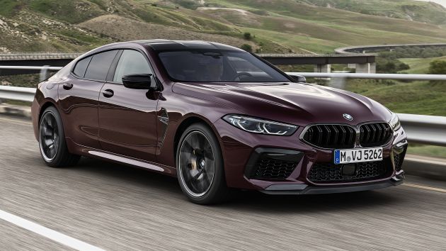 F93 BMW M8 Gran Coupé: four-door coupé with 625 hp