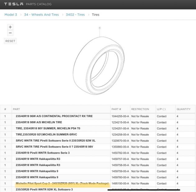 Tesla Model 3 – high performance Track Mode due?