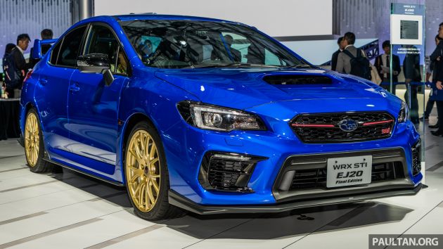 Tokyo 2019: Subaru WRX STI EJ20 Final Edition – hanya 555 unit diproduksi untuk pasaran Jepun sahaja