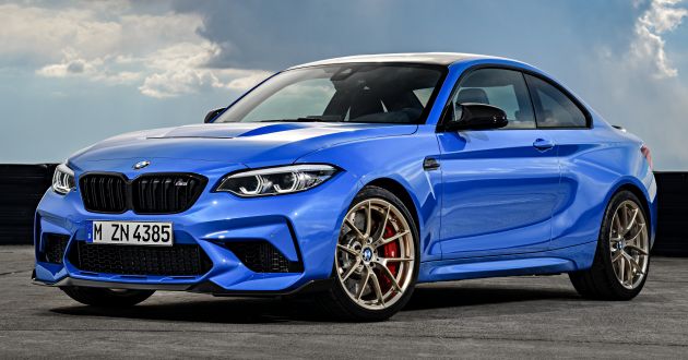 F87 BMW M2 CS – 450 hp/550 Nm, manual or DCT, adaptive suspension, ceramic brakes; 2,200 units