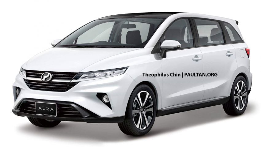 2021 Perodua Alza D27A – new next-gen MPV rendered 1049440