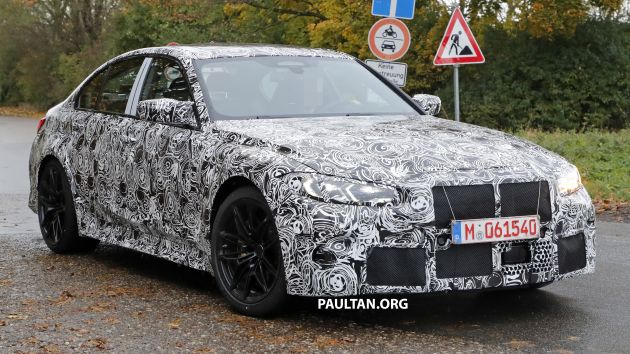 SPIED: G80 BMW M3 shows skin, hides massive grille