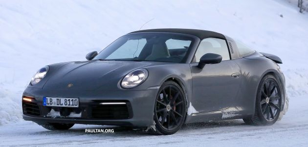 SPIED: 992 Porsche 911 Targa – cold weather testing
