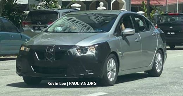 SPYSHOTS: 2020 Nissan Almera spotted in Malaysia