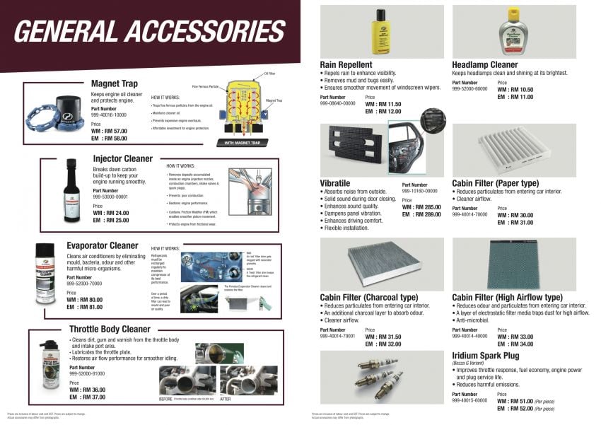 2020 Perodua Bezza GearUp accessories – full bodykit with LED light guides, seat covers, arm rest and more 1066021