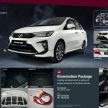 2020 Perodua Bezza GearUp accessories – full bodykit with LED light guides, seat covers, arm rest and more