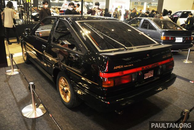 TAS2020: Toyota AE86 Sprinter Trueno GT-Apex Black Limited & 86 Black Limited Concept dipamer bersama
