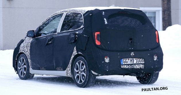 Kia Picanto facelift seen undisguised in GT Line form