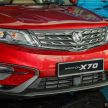 2020 Proton X70 CKD launched in Malaysia – Volvo 7DCT, +15 Nm, 13% better economy; RM95k to RM123k