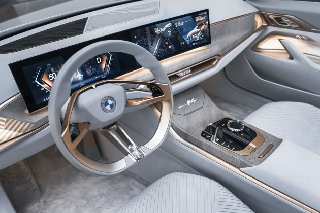 BMW Concept i4 revealed – previews electric Gran Coupe with 530 hp, 600 km range; debut in 2021