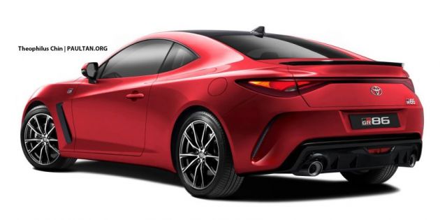 Toyota GR86 2021 — imej bayangan awal, enjin turbo?