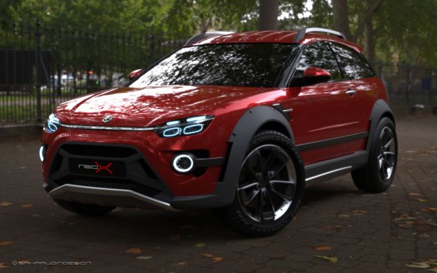 Proton Satria Neo-X – two-door crossover rendered
