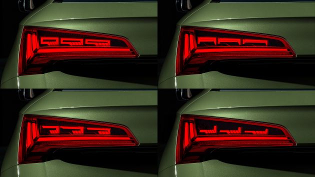 2020 Audi Q5 – hi-tech digital OLED lights explained