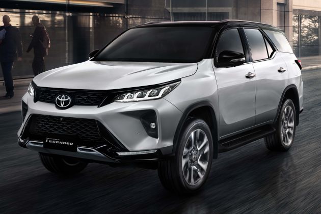 2020 Toyota Fortuner facelift revealed – 2.8L with 204 PS, 500 Nm, Thailand gets Legender with sporty face
