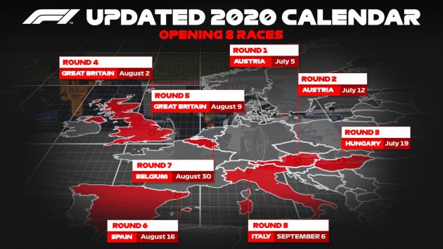 Formula 1 2020: Azerbaijan, Singapore and Japanese races cancelled – more European events considered