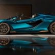 Lamborghini Sian Roadster debuts, 819 PS hybrid V12