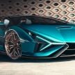 Lamborghini Sian Roadster debuts, 819 PS hybrid V12