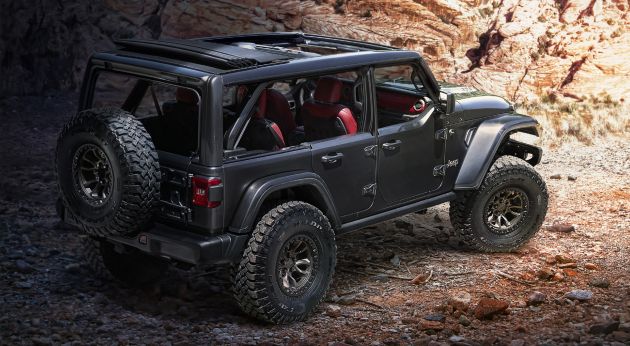 Jeep Wrangler Rubicon 392 concept debuts – 6.4 litre HEMI V8; 450 hp, 610 Nm; 0-96 km/h under 5 seconds