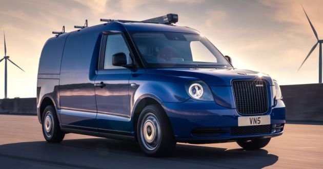 LEVC VN5 buat penampilan — van EV Black Cab, jarak elektrik hingga 484 km, ruang karga seluas 5,500 liter