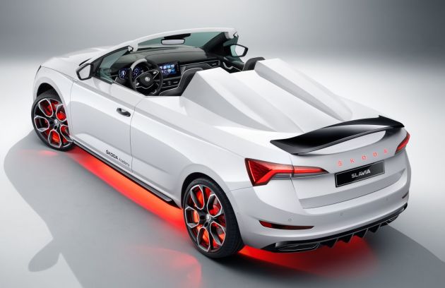 Skoda Slavia – a convertible ‘Scala Spider’ by students
