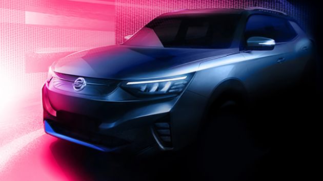 SsangYong E100 SUV teased – brand’s first-ever EV
