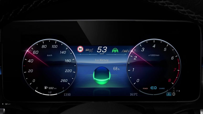 W223 Mercedes-Benz S-Class’ new MBUX detailed – 12.8-inch touchscreen, AR HUD, Interior Assist 1143364