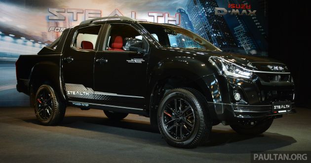 Isuzu D-Max Stealth edisi terhad kini di M’sia — 180 unit, pertambahan kelengkapan, harga dari RM125,800